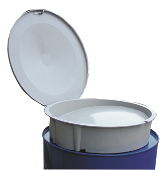 CDP-ENTON-Entonnoir pour cuve de stockage d'huiles usagées - polyester armé fibre de verre - avec couvercle et filtre acier 2mm_0