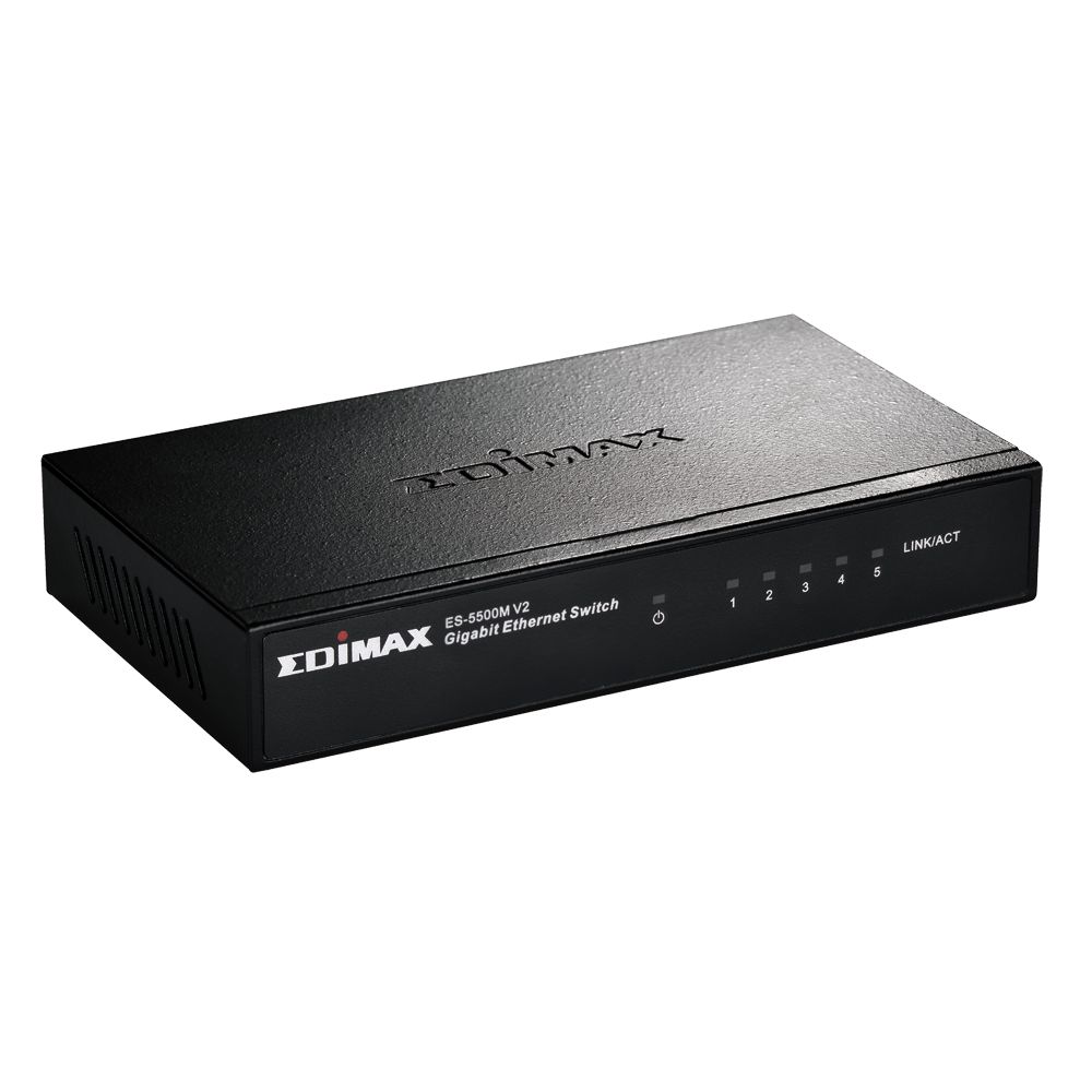 Commutateurs - switch Emidax ES-5500M V2 - 5 ports RJ-45 - IEEE 802.3az Energy Efficient Ethernet_0