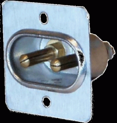 Connecteurs mâles hautes températures - type 020-5 - 2 broches Ø 6 avec cache-broches_0