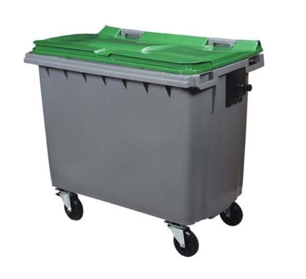 Conteneur Korok 4 Roues 660L - Disponible en plusieurs coloris - Plastique polyéthylène vierge haute densité - Fabrication Française_0