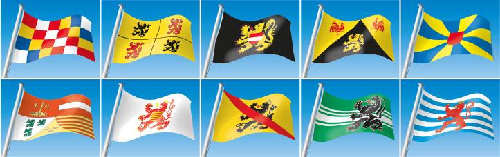 Drapeaux nationaux et provinciaux - Large choix de dimensions et qualité Wollux garantie_0