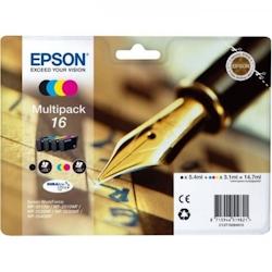 EPSON Multipack 16 - Stylo Plume - Noir, Cyan, Jaune, Magenta (C13T16264022) Epson - 3666373877365_0