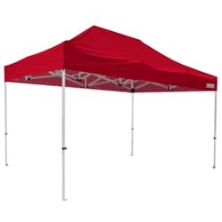 FRANCE BARNUMS - Tente pliante 3x4,5m - acier 45mm - polyester 380g/m² - Norme M2 - rouge - 732S_0
