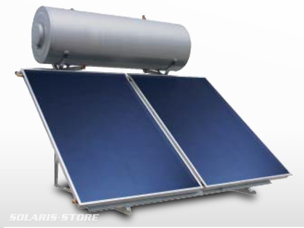 Kit chauffe-eau solaire thermosiphon 300L - 2 capteurs solaires - fabrication européenne_0
