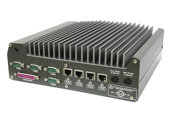 Mini PC industriel fanless avec 5 ports réseaux dont 4 PoE - Intel Core i7 - Conception durcie_0