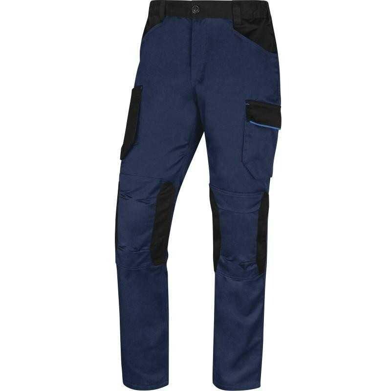 Pantalon de travail multipoches MACH 2 V3 sergé 65% polyester/35% coton 245 g/m² bleu S Delta Plus - S bleu textile 777186_0