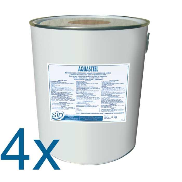 Peinture anticorrosion brillante polyvalente phase aqueuse aquasteel_0