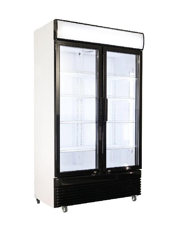 Réfrigérateur 2 portes en verre BEZ-750 GD - 750L - Refroidissement ventilé - Dégivrage automatique_0