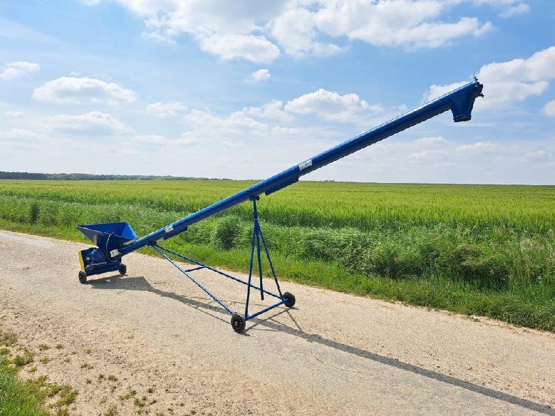 Vis à grain élévatrice 4 m SM sur chariot, sauterelle NC - Longueur 4.0m - V0516 - En occasion_0