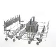 00680997 - Panier lave-vaisselle inférieur complet Siemens avec roulettes et panier à couverts_0