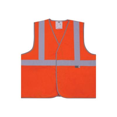 Gilet de signalisation 3 bandes orange XL_0