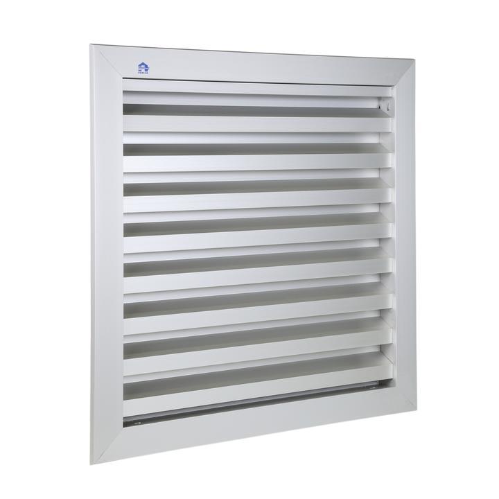 Grille de ventilation murale 300x300mm en aluminium gris - RENSON - 41133 - 373698_0