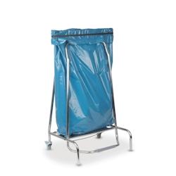 Hendi Chariot pour sacs poubelle pour sacs de 70-80 litres avec cadre en inox sur roulettes - inox 691021_0