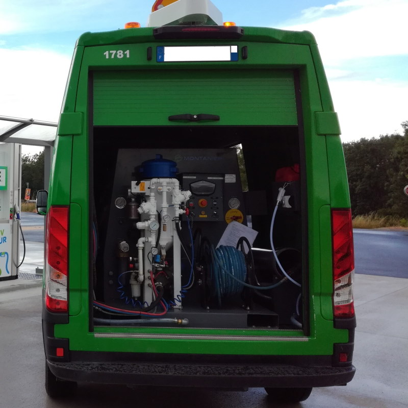 Hydrogommeuse haute pression - Eau froide - Gaz naturel - Pour villes et communes - Modèle HYDRA EFG 150/15_0
