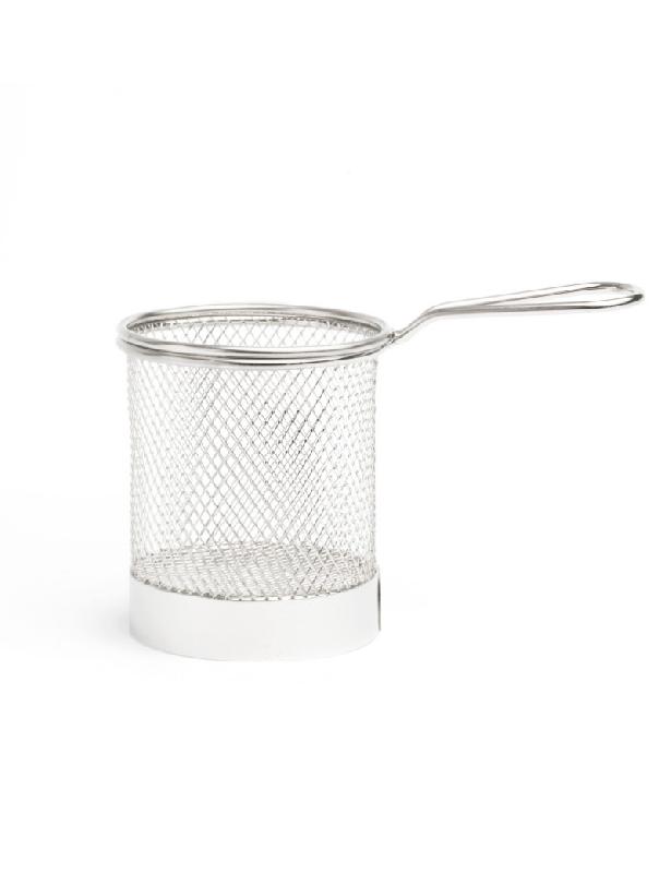 Mini panier à frites rond en inox - Diamètre 90 mm - Marque COMAS_0