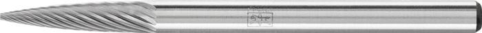 Petite fraise sur tige forme SPG D. 3 mm L. Tête 13 mm D. De la tige 3 mm carbure engrènement 5 PFERD_0