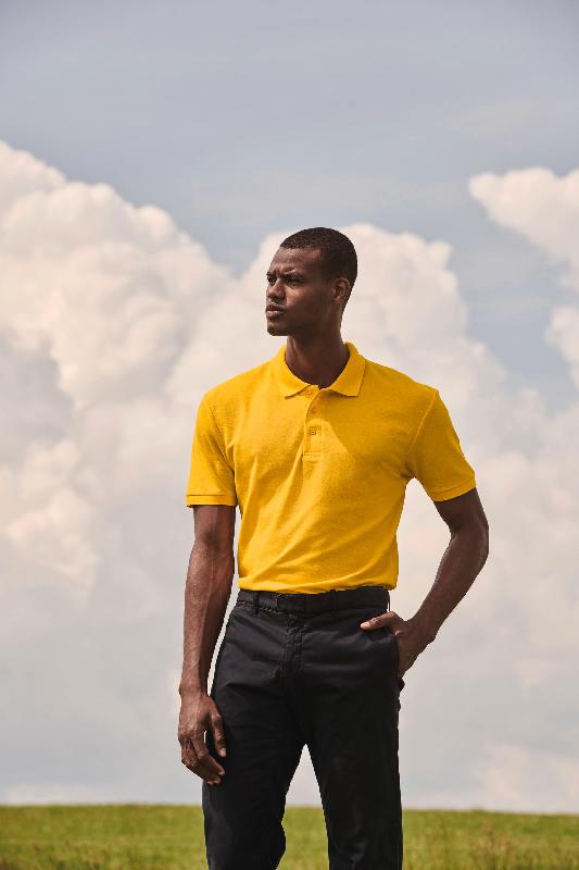 Polo homme Fruit of the Loom 65% polyester / 35% coton - Réf : SC63402_0