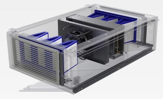 Refroidisseur d'air secondaire vindur® top - purificateur d'air de laboratoire_0