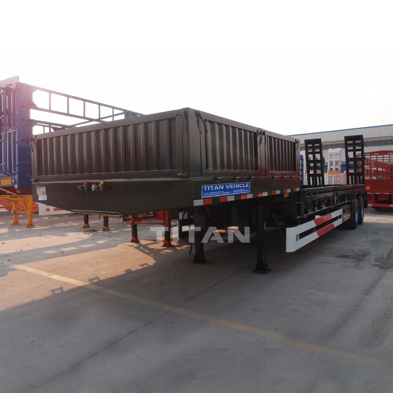 Semi-remorque porte-conteneur 45 tonnes - TITAN 2 essieux - acier haute résistance_0