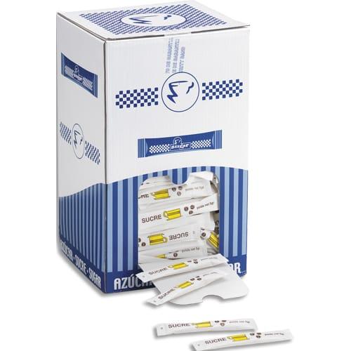 Boîte distributrice de 500 buchettes de sucre blanc 5g_0