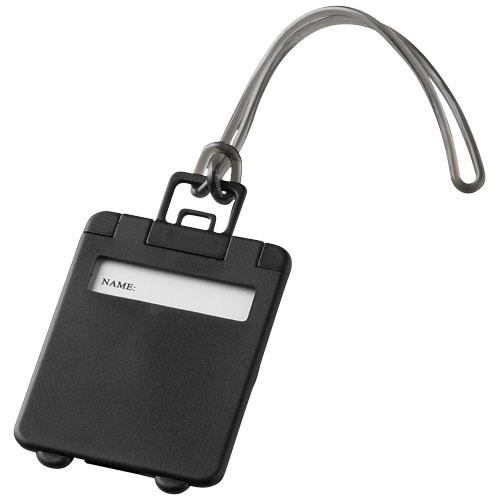Étiquette à bagages Taggy 11989204 - avec cordelette gomme et étiquette d'identification en plastique ABS_0