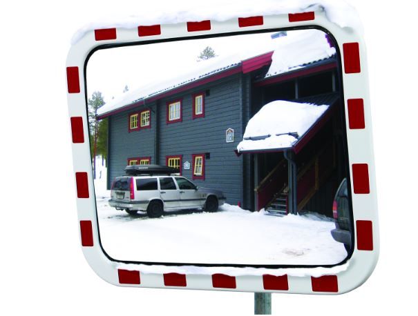Miroir routier TM-H avec chauffage - Dancop - différentes dimensions en acrylique ou polycarbonate_0
