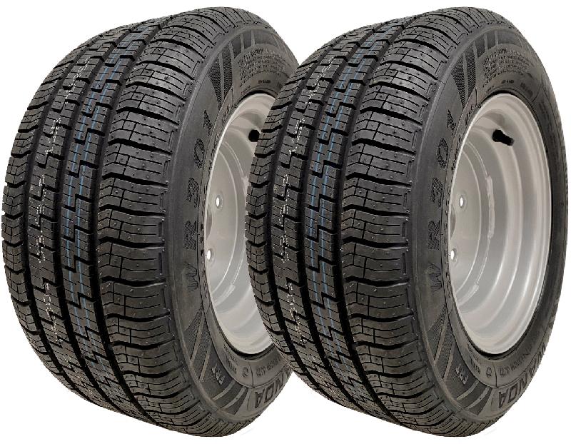 195/55R10C Wanda WR301 Roues de remorque 4 x 100 PCD Haute Vitesse 750kgs (Lot de 2)_0