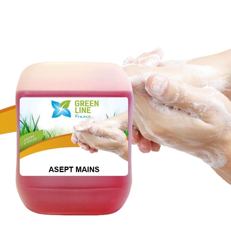 Asept mains - Référence hyg-asemai/5 - Gel nettoyant antibactérien ultra concentré 5L_0