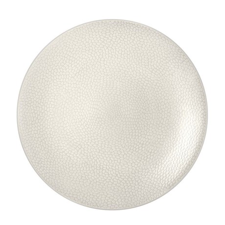 ASSIETTE PLATE STONE IVOIRE 27 CM