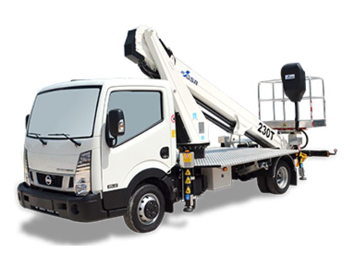 Camion nacelle B230T - GSR - Hauteur de travail 22,5 m - Déport maximum 13,2 m - Charge utile 250/80 kg_0
