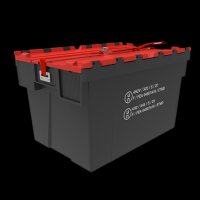 Bac navette 600 x 400 avec couvercle - certifié UN 65L_0