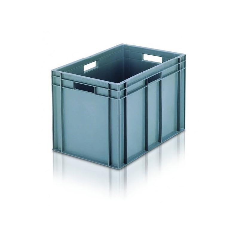 Bac plastique gerbable 75L Allibert - 20085 - Dimensions 600x400x412 mm - Normes Europe_0