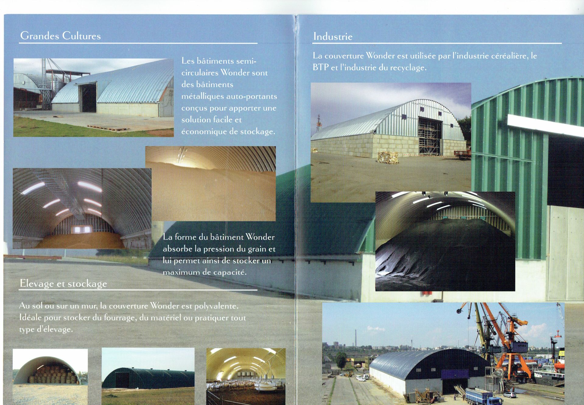 Batiment stockage ou demi lune économique et démontable pour tout type de stockage - 25m² à 200 m²_1