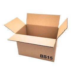 Caisse carton type Galia A15 300 x 200 x 200 mm - marron en carton CBS15-M_0