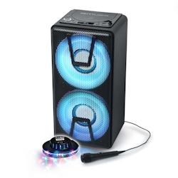 Enceinte autonome - Muse M-1820DJ - à LED Party box portable avec lecteur CD + Micro - BT/CD/AUX/USB - 150W - Lumière OVNI - 3701123947889_0