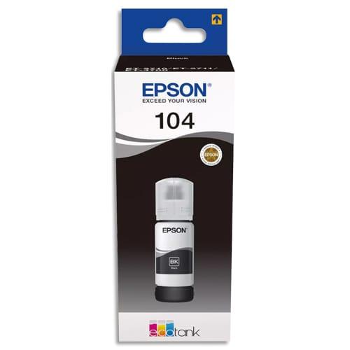 Epson bouteille jet d'encre 104 EcoTank noir (T00P1) - C13T00P140 - Compatibilité EcoTank ET-2710, ET-2720, ET-4700_0