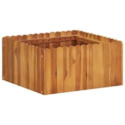 Helloshop26 - Jardinière lit surélevé plantes fleurs jardin 50 x 50 x 25 cm bois massif d'acacia 02_0001070 - 3000074171535_0