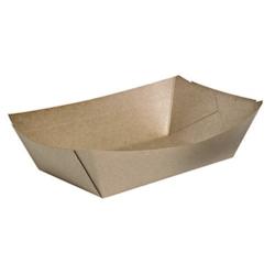 Packnwood FHC - 400Pcs - Barquette bois thermoformée avec film papier  165x130x30mm - marron Matériau naturel FHC210BBT61_0