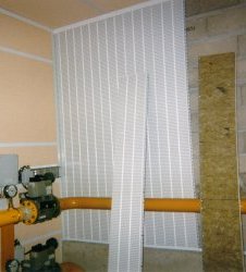 Panneaux modulaires perforés - isolation acoustique pour locaux techniques - acier galvanisé et laine de roche_0