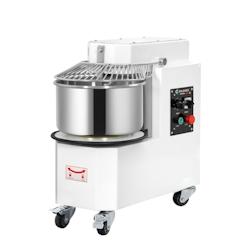 Pétrin à pâte 30 Litres sur roulettes 2 vitesses avec tête relevable et cuve extractible PREMIUM - GOLDINOX - inox 3701770821990_0