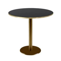 Restootab - Table Ø70cm Rome bistrot noire - noir fonte 3701665200848_0