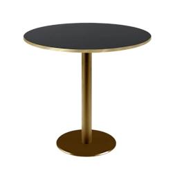 Restootab - Table Ø70cm Rome bistrot noire - noir TB-ROM2-R70M-NOIR-LAI_0
