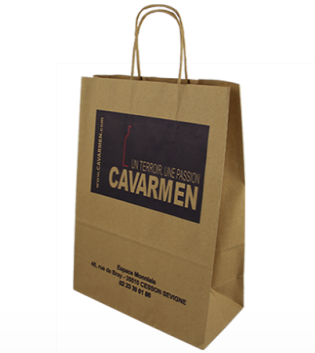 Sac papier kraft sac caviste_0