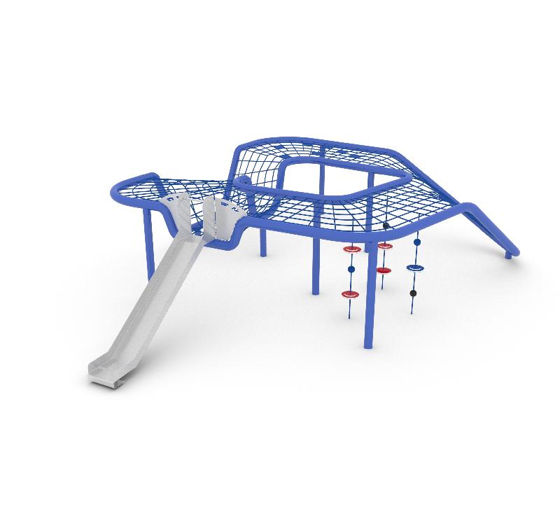 Structures de cordage architecturales Rolling Hills Small réf-8071560 - HAGS - Tranche d'âge 5-12 ans - 12900x10600x2280 mm_0
