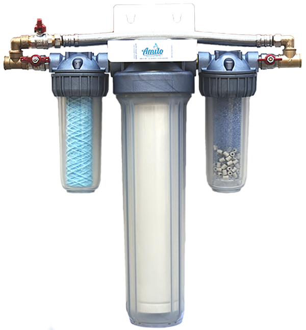 Système de purification écologique de l'eau et traitement naturel du calcaire - élimination des polluants et dynamisation par vortex_0