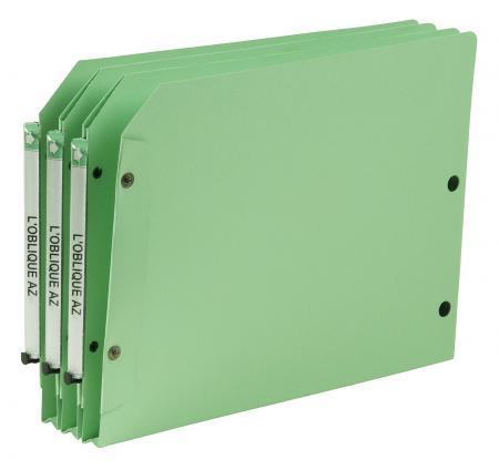 Lot de 25 dossiers suspendu A4 Vert Onglets pour dossiers tiroir
