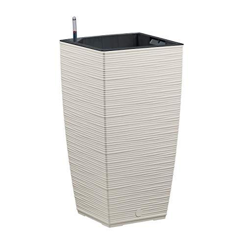EMSA CASA COSY 518507 - Support pour plantes gris soie - 30 x 30 x 58 cm_0