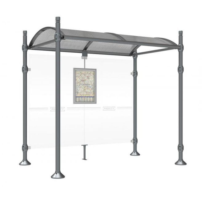 Abri Province - Dimensions 2726 x 2350 x 2253mm - Structure Aluminium - Toiture Polycarbonate Anti-UV - Fabrication Française_0