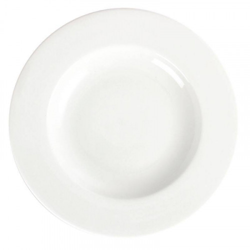 ASSIETTES À PÂTES EN PORCELAINE BLANCHE OLYMPIA Ø 310 MM - LOT DE 4