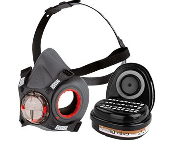 Bht303-0l5-800 - Masque Force™ 8 avec cartouches classiques A2P3 - JSP - harnais 4 points réglable et valve Typhoon pour une respiration facilitée_0